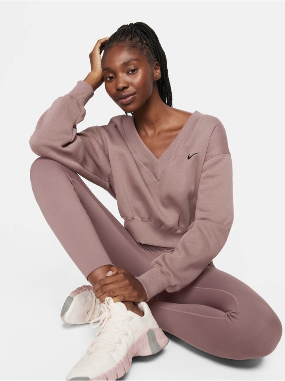 Nike Sportswear Phoenix Fleece in Smokey Mauve 🤎✨